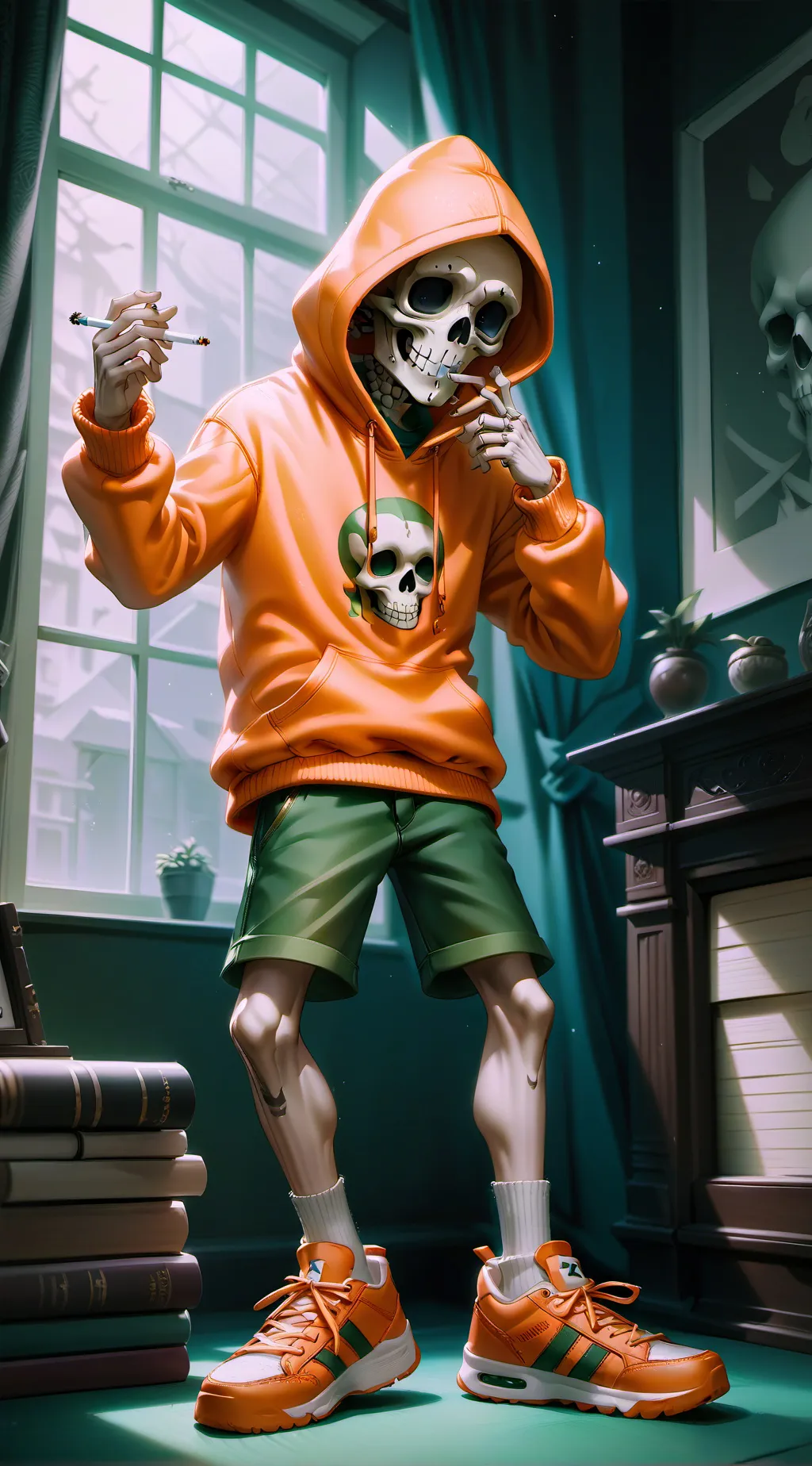ai character: Swap papyrus  background