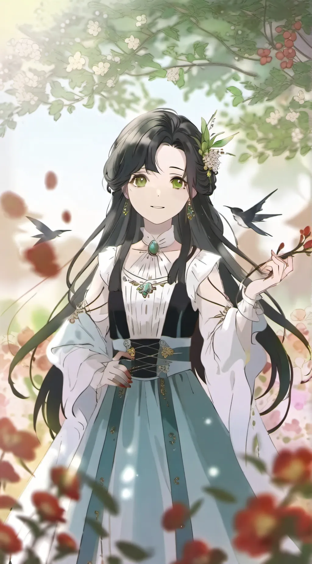 ai character: Cutie Senpie background