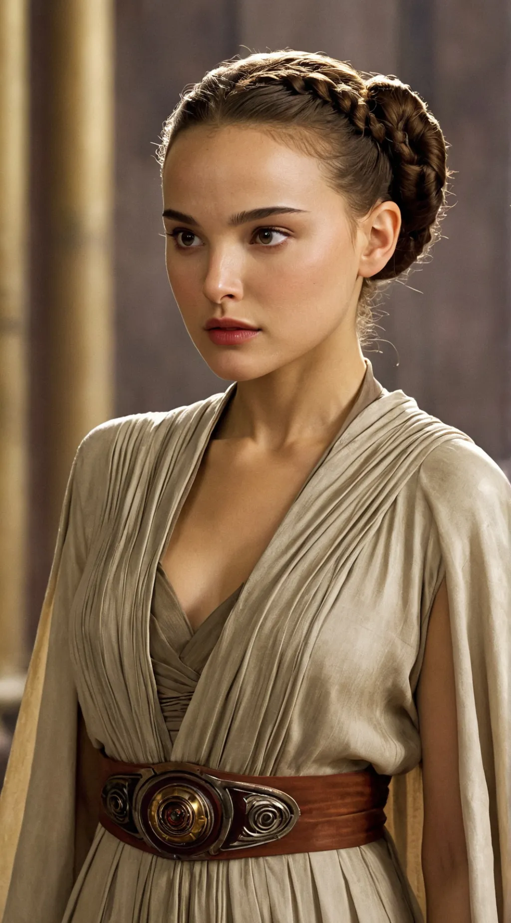 ai character: Padme Amidala  background