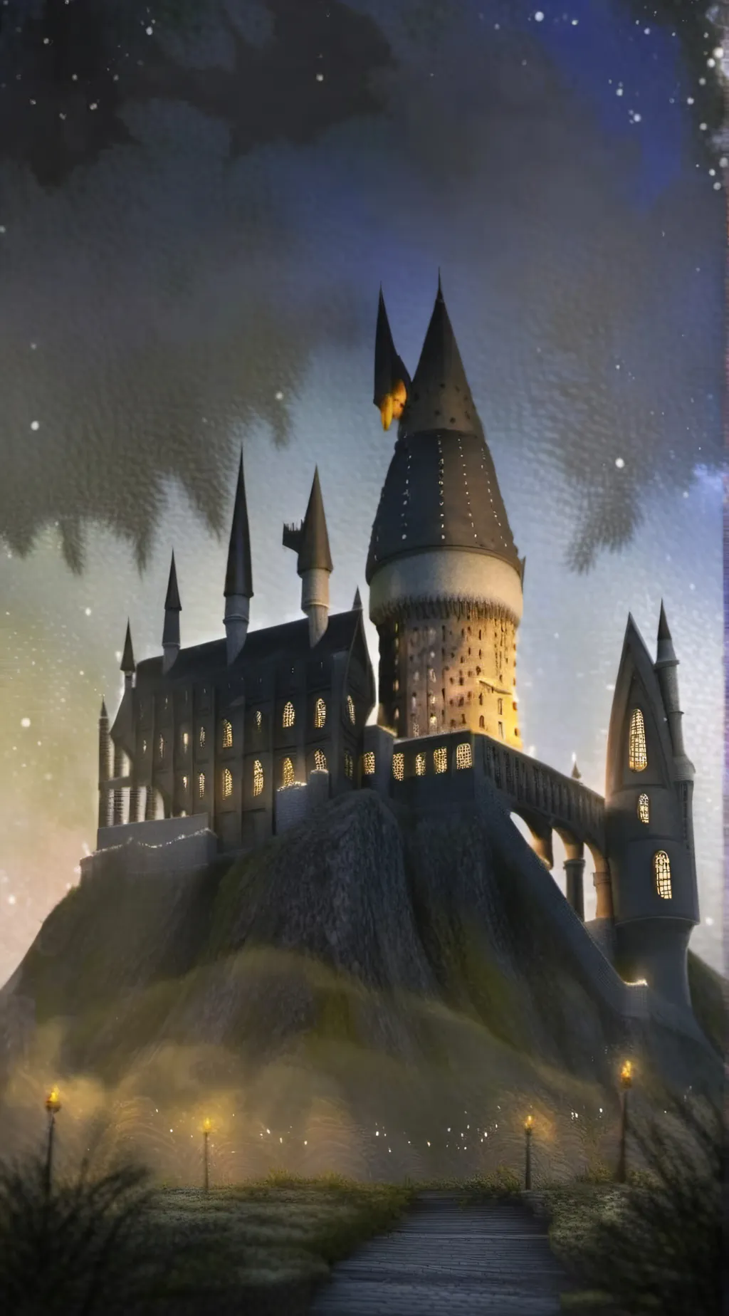 ai character: Hogwarts💅💅💅￼ background