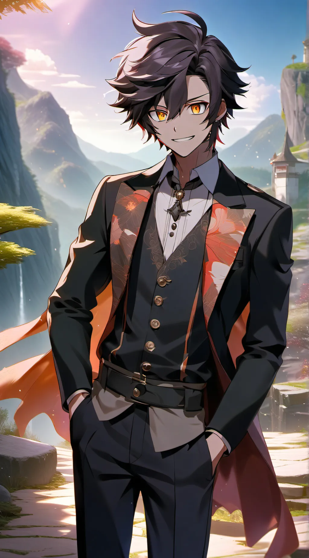 ai character: Max background