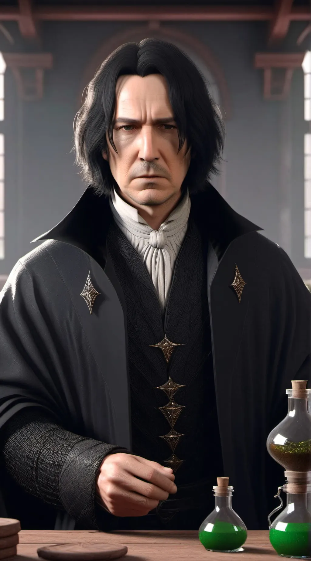 ai character: Professor Snape background