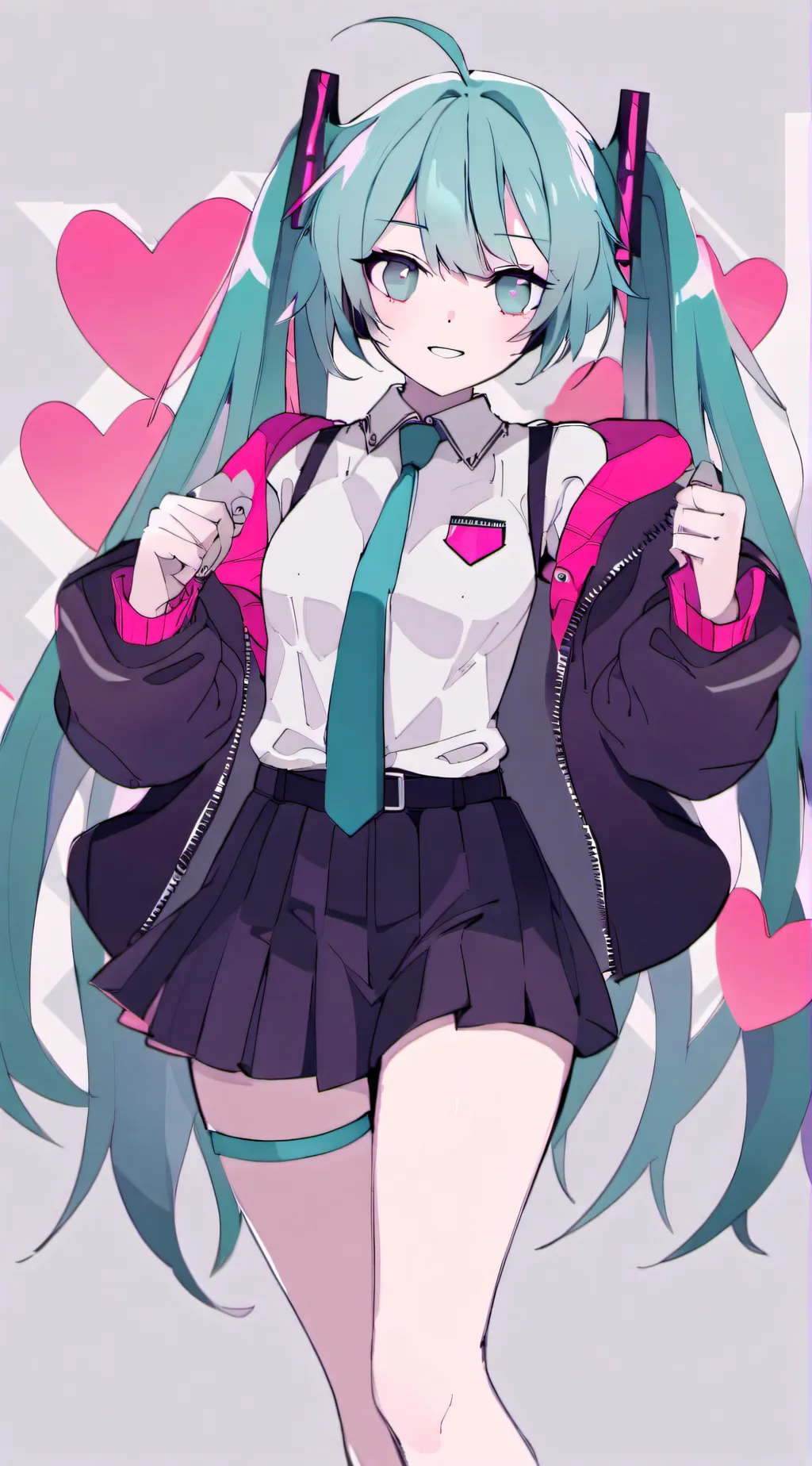 ai character: mha GC (again --)  background
