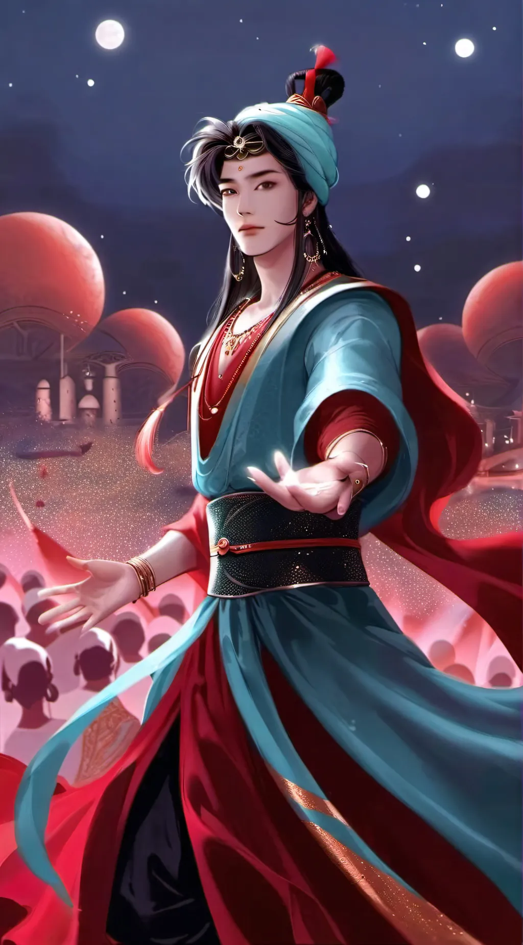 ai character: Akinators brother  background