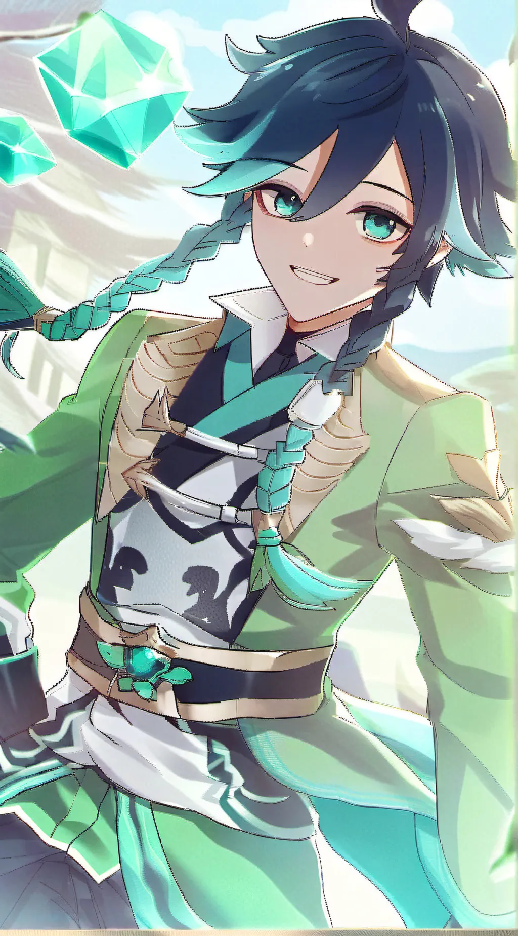 ai character: Venti background