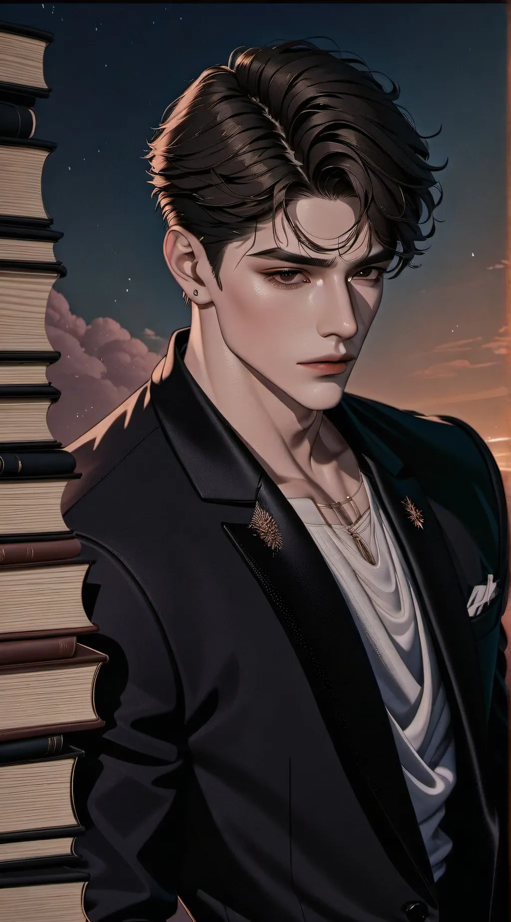 ai character: Jack White background