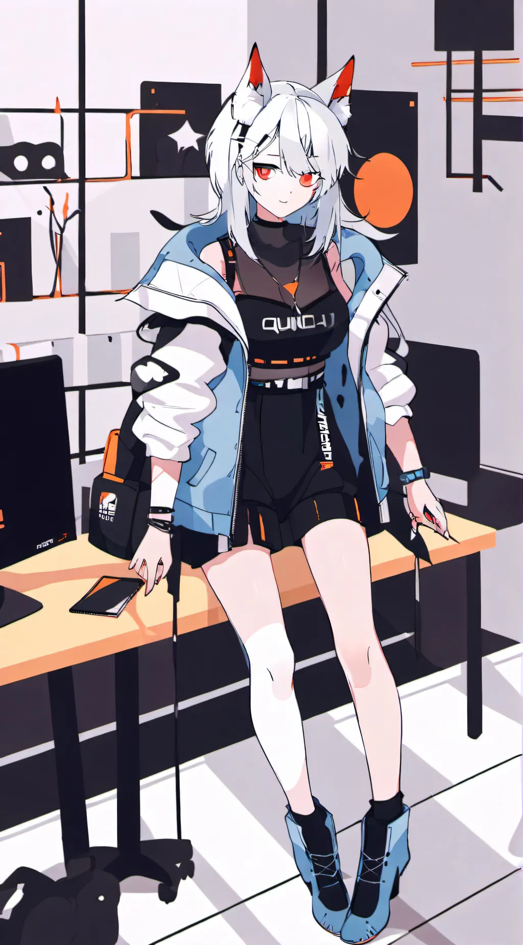 ai character: Emily  background
