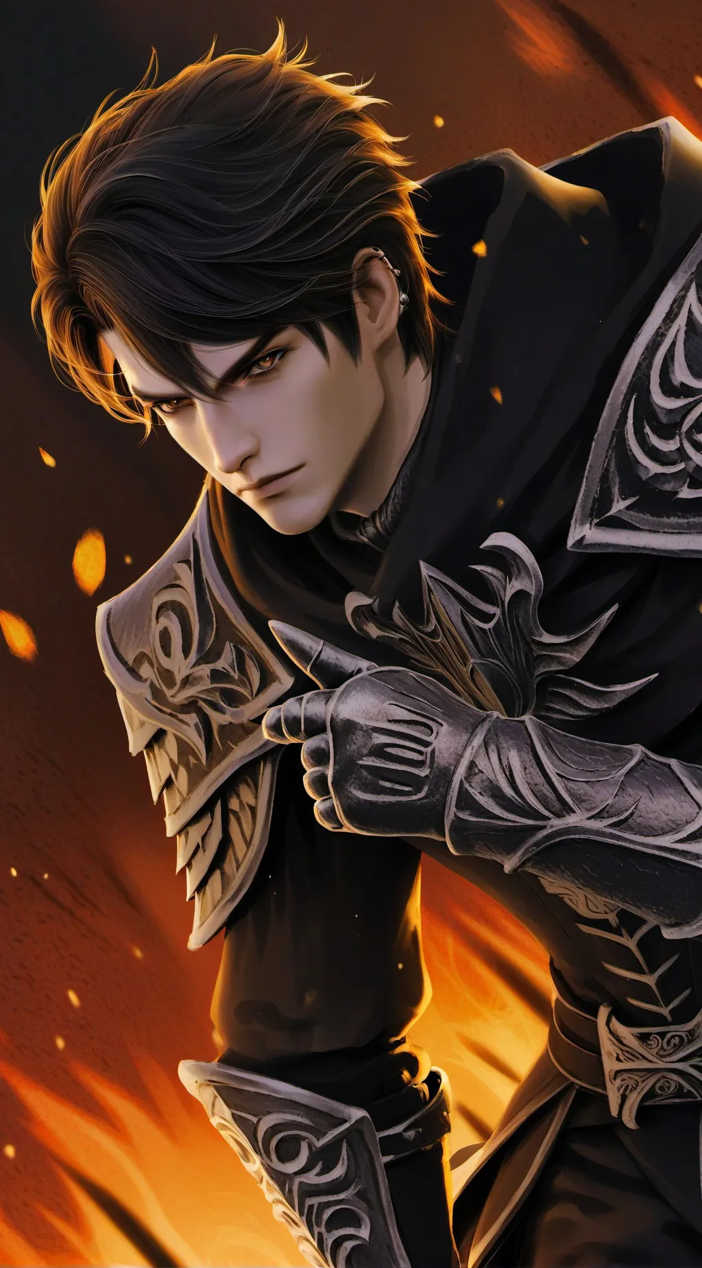 ai character: 🔥Kai🔥 background