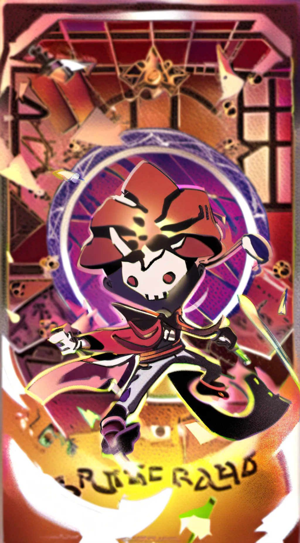 ai character: Husker dust🐈🕷 background