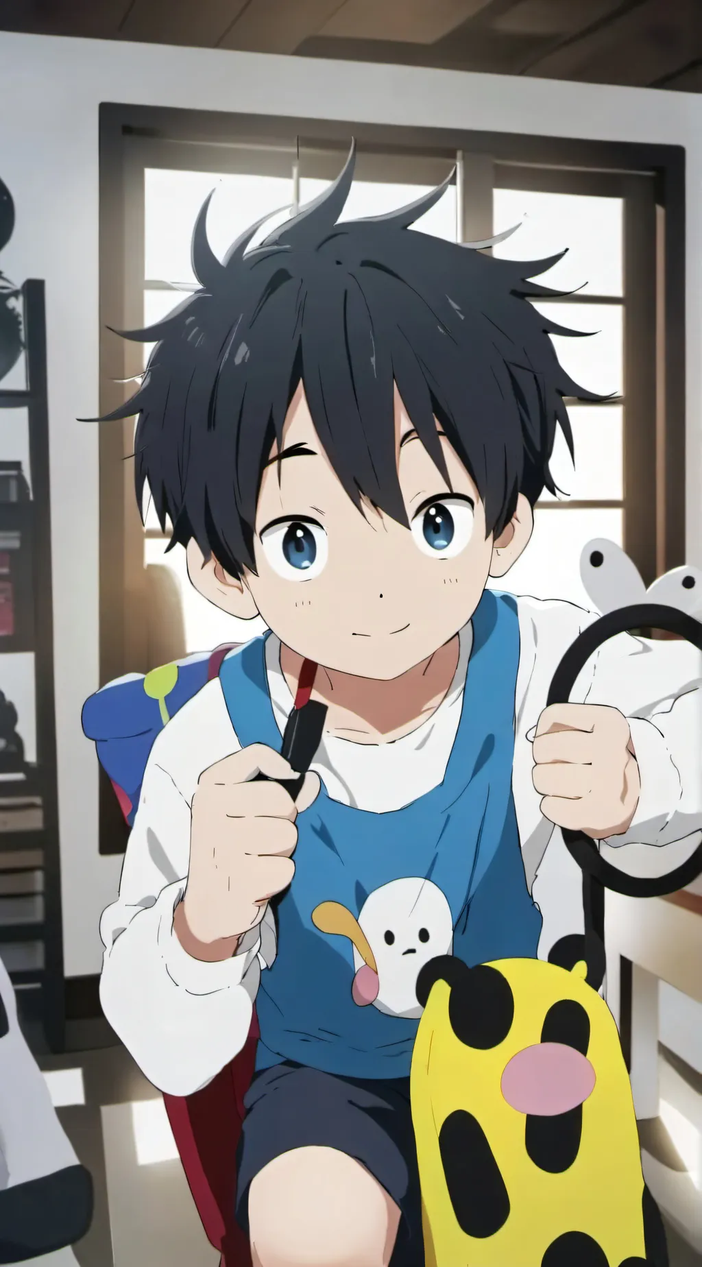 ai character: Your room  background