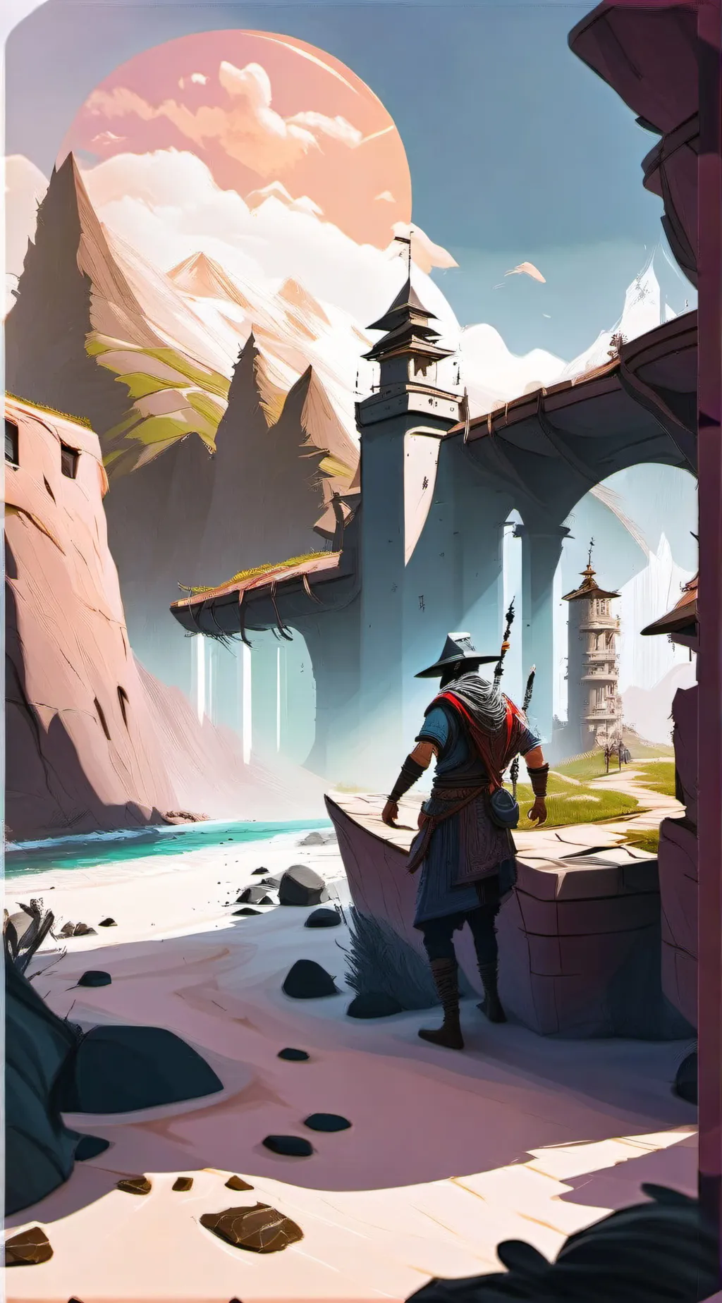 ai character: levelup guild RPG  background