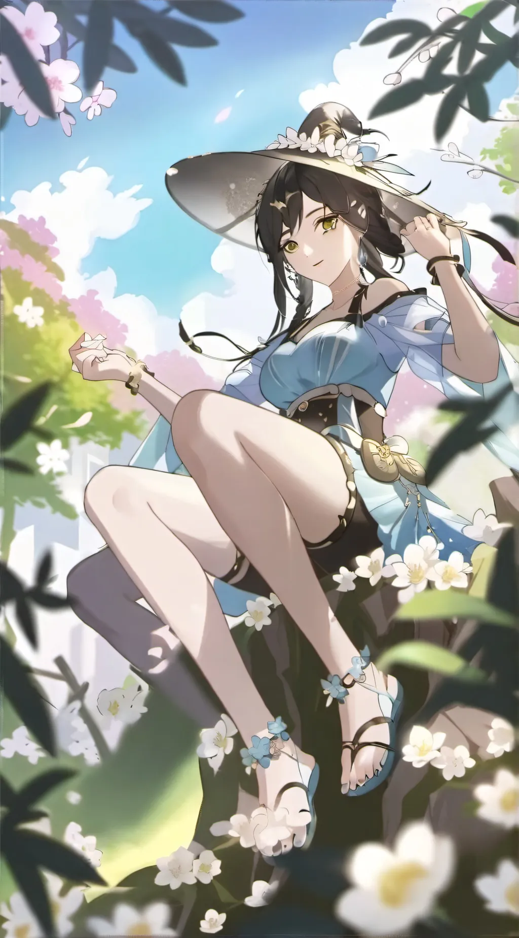 ai character: Emliy and oilver  background