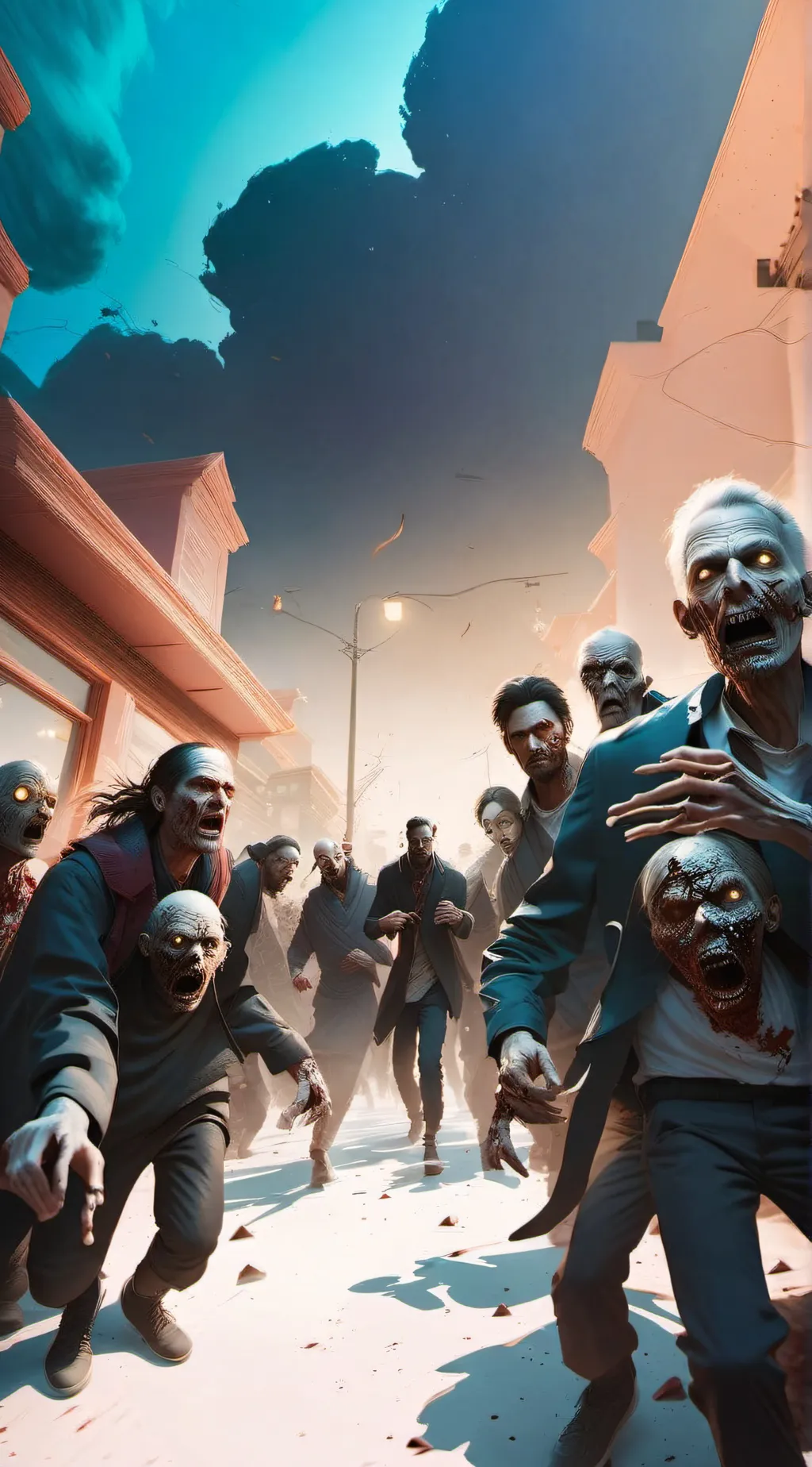 ai character: Zombie Apocalypse background