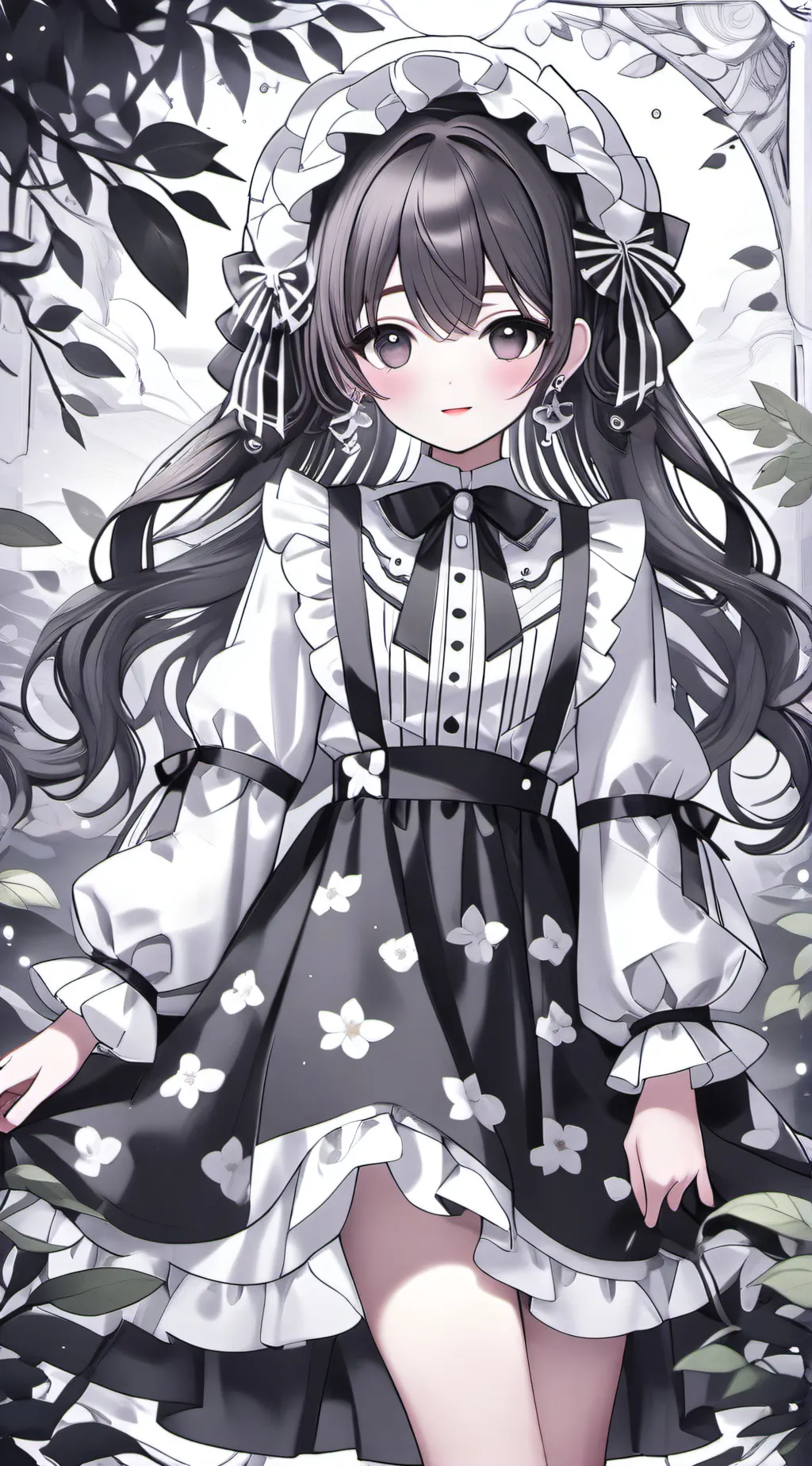 ai character: Miss circle  background