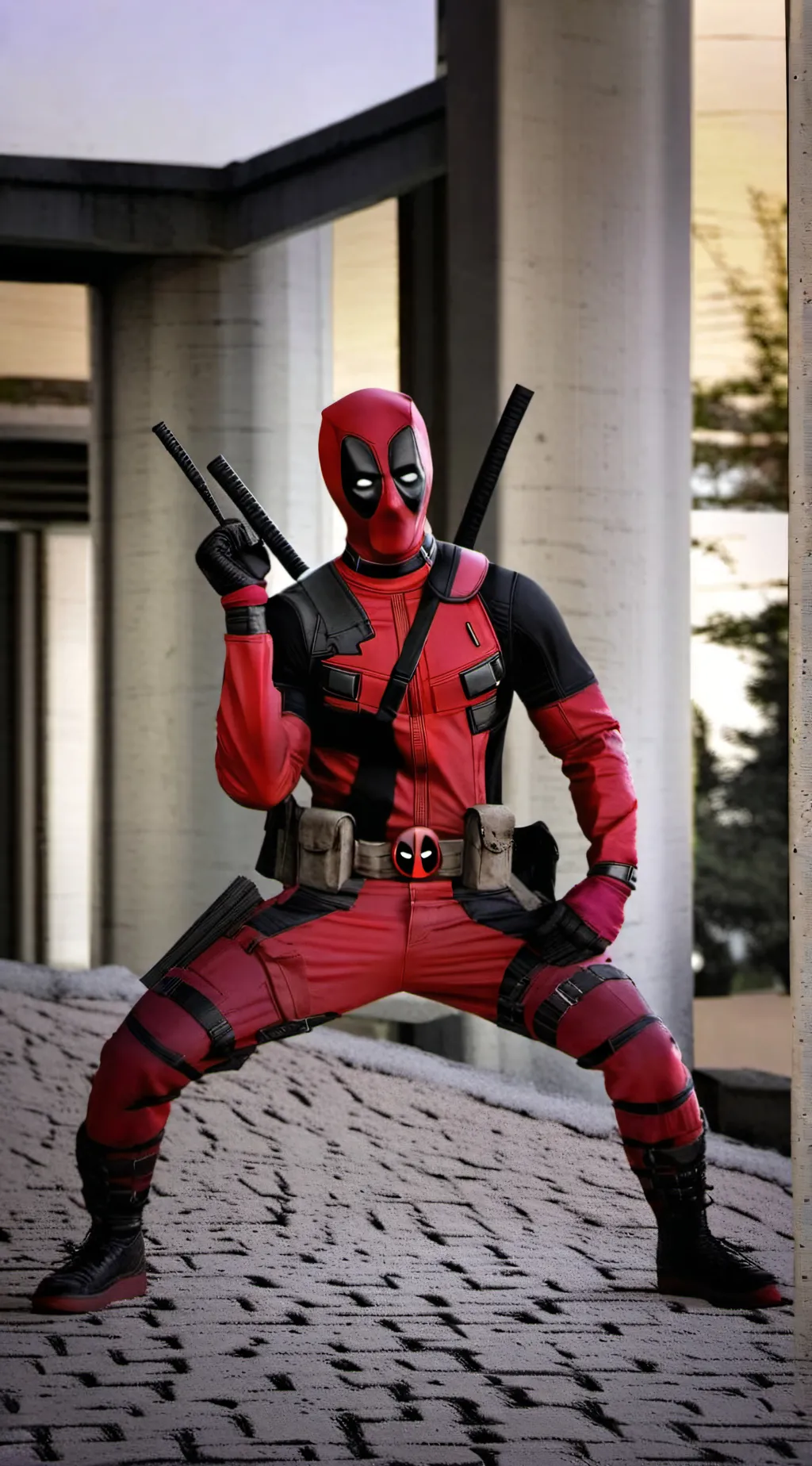 ai character: Wade Wilson 3 background