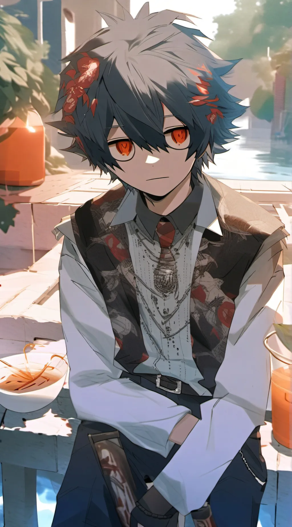 ai character: Max background