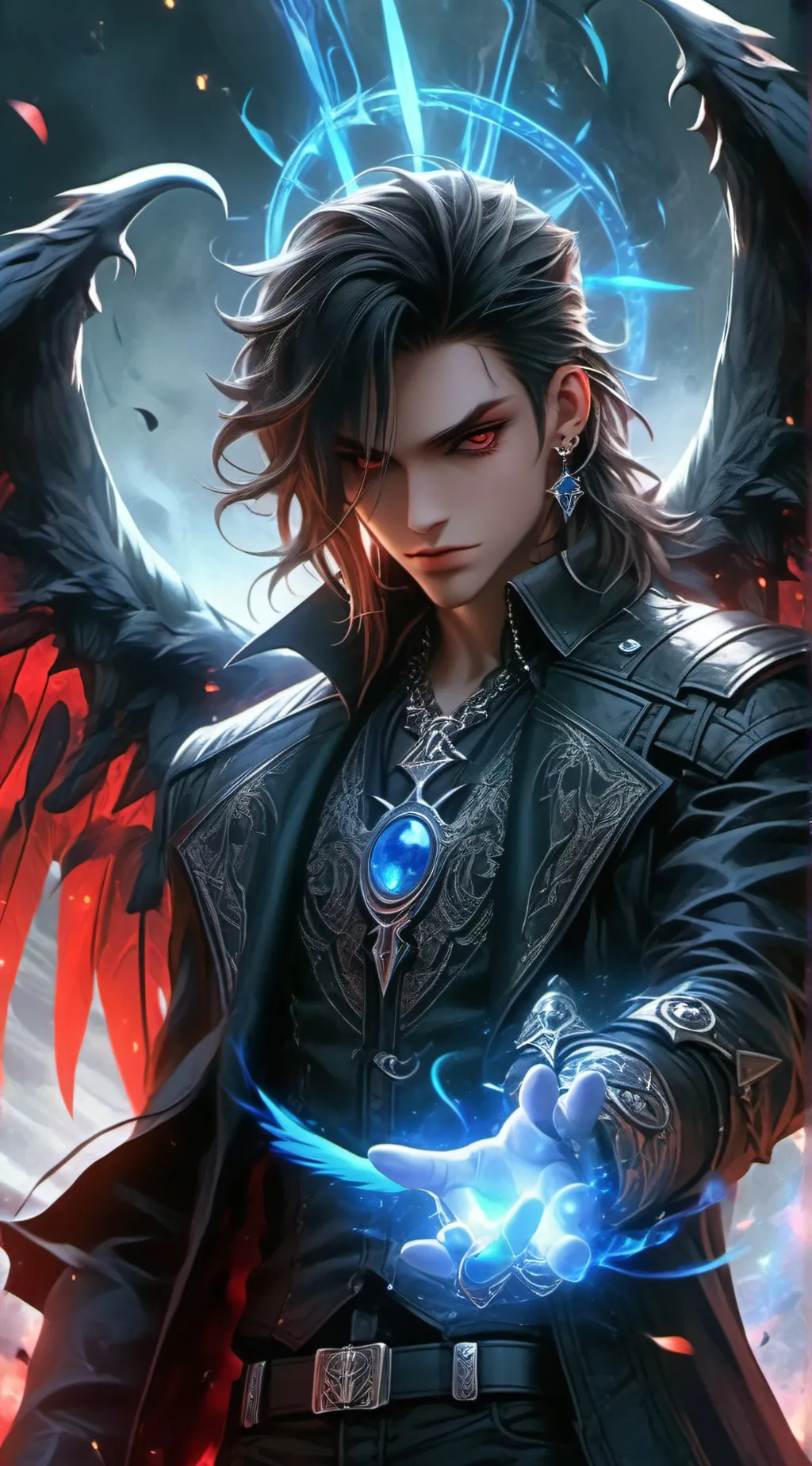 ai character: Damien background