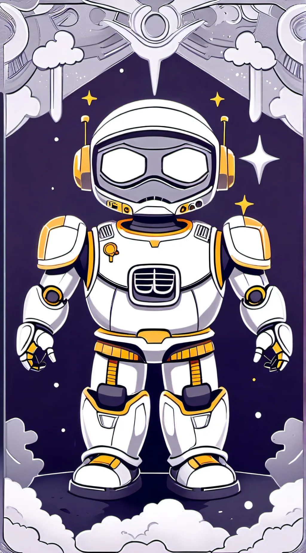 ai character: lucky luck  background