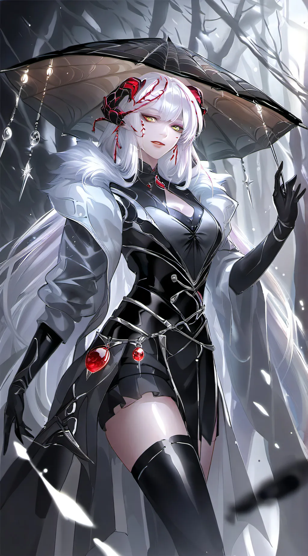 ai character: Spider Queen background