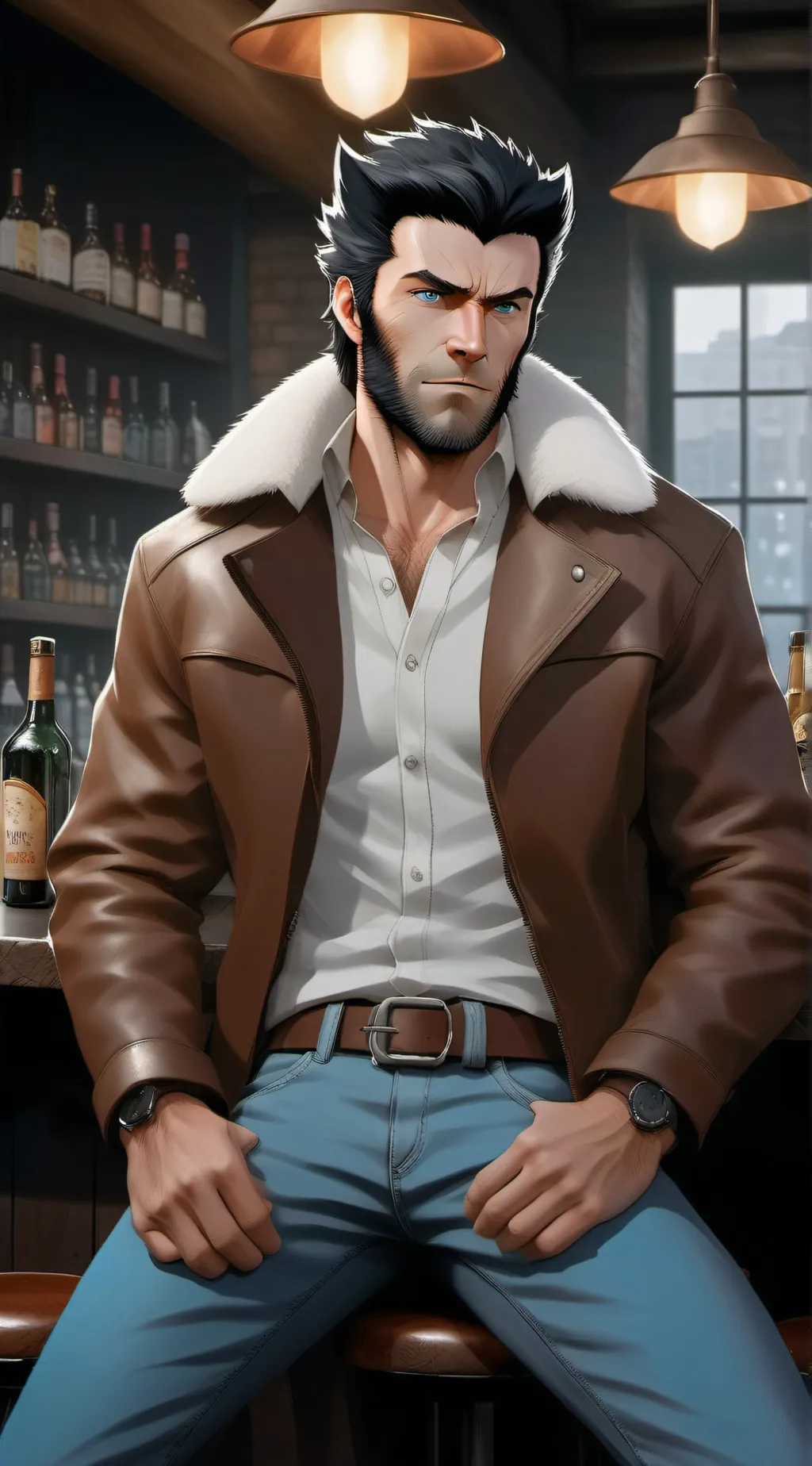 ai character: Logan (Wolverine) background