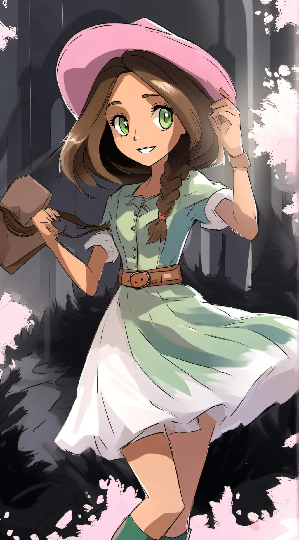 ai character: Ivy Leela  background