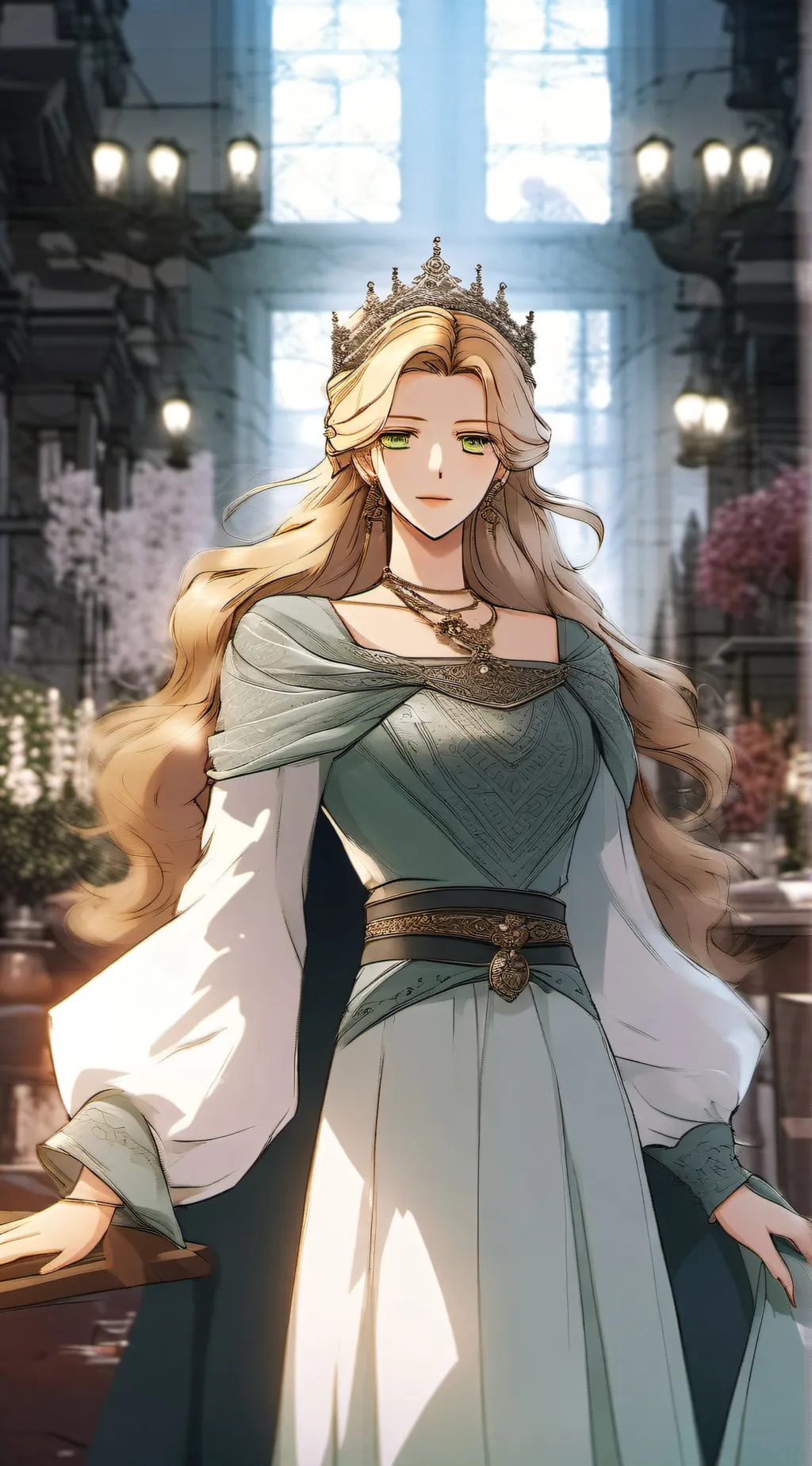 ai character: Navier Ellie Trovi background
