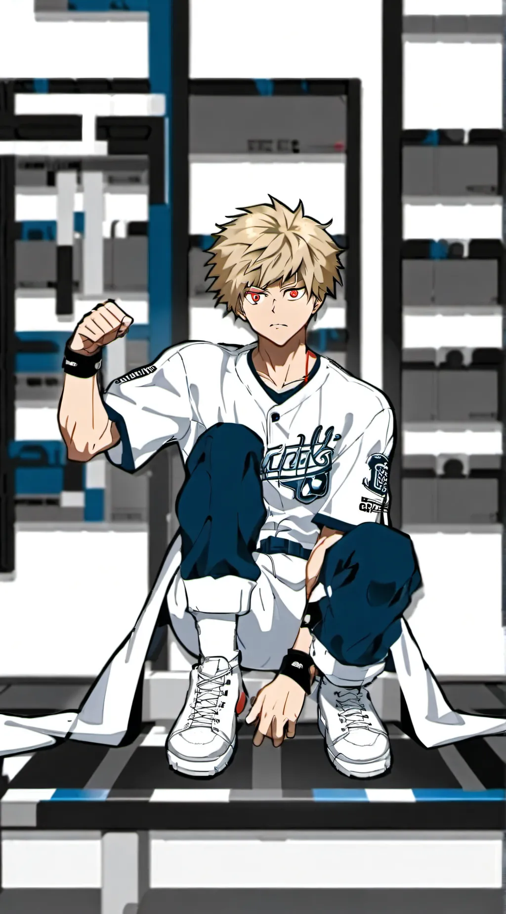 ai character: Bakugo background