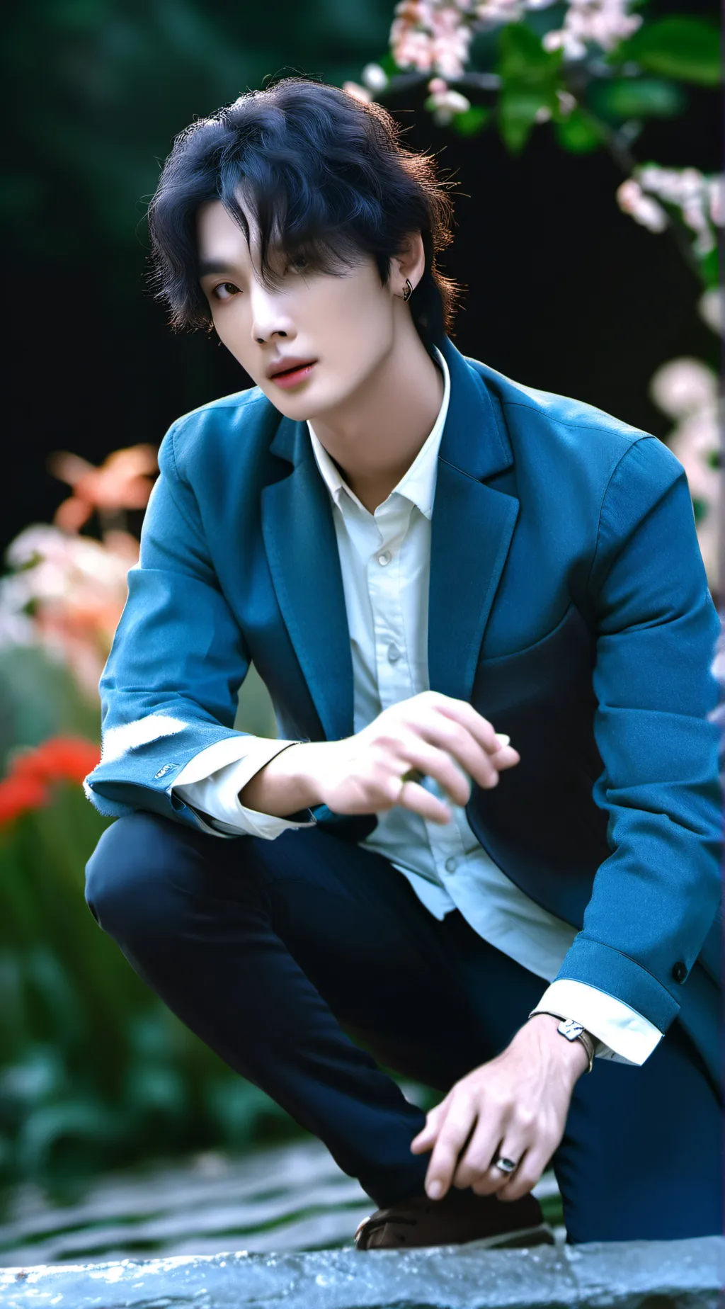 ai character: Hyunjin (skz) background