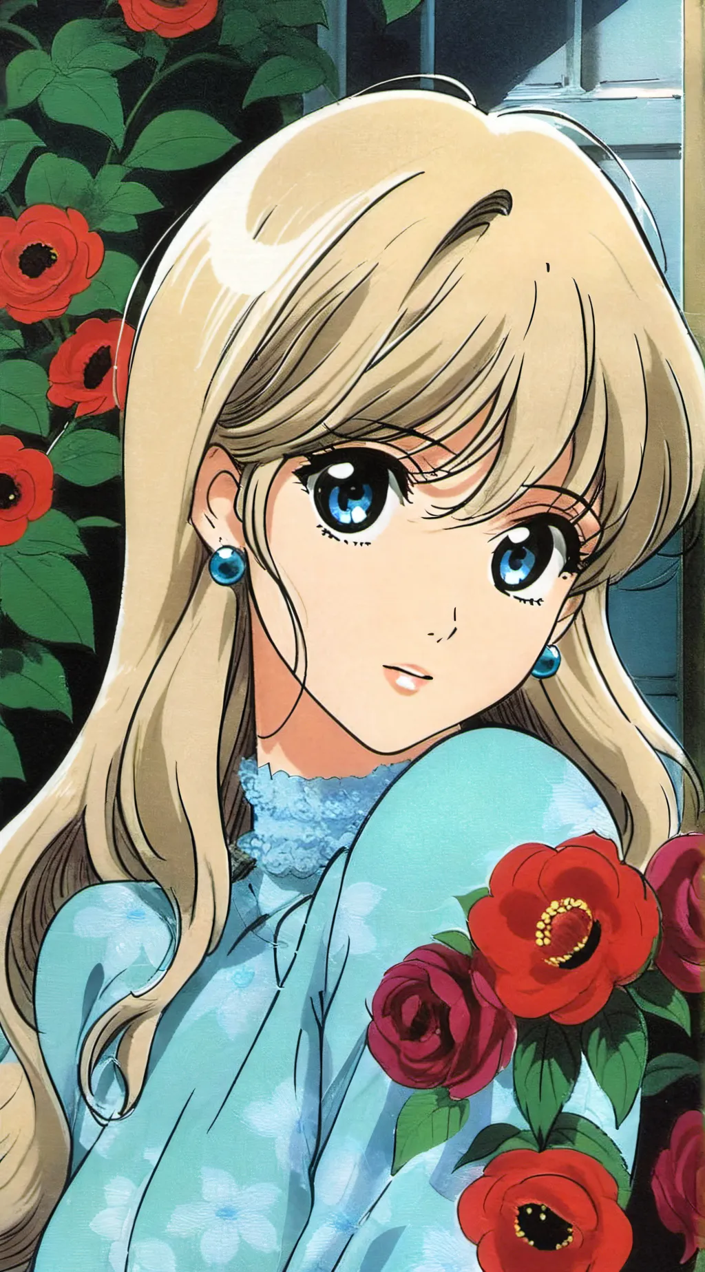 ai character: Showa background