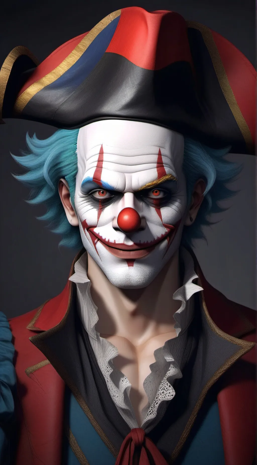 ai character: buggy the clown background