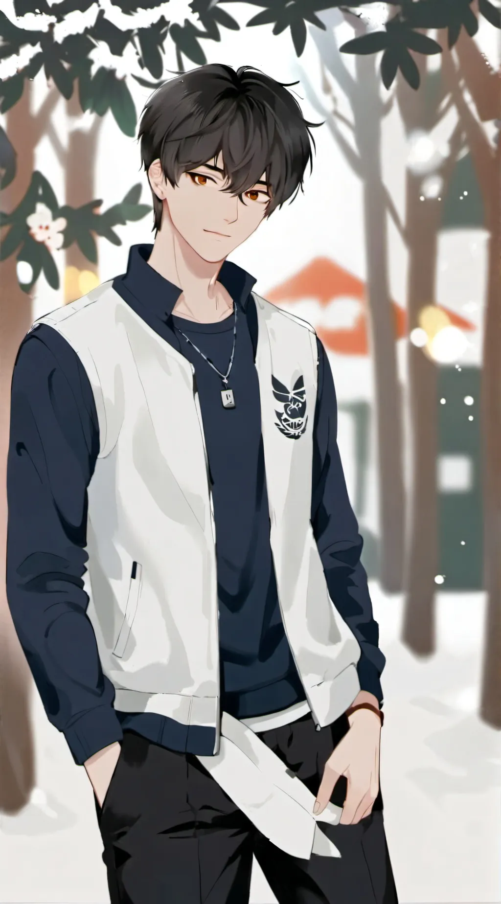ai character: Leo background