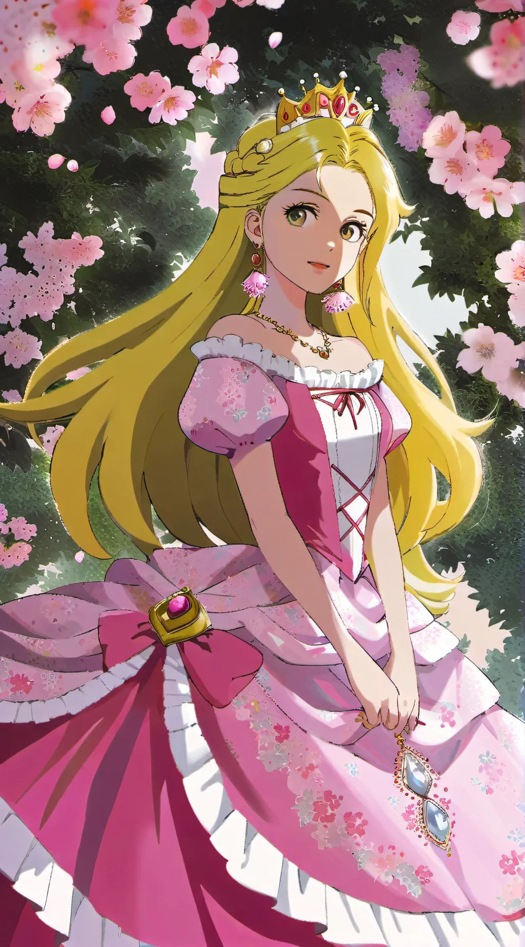 ai character: Pretty Princess background