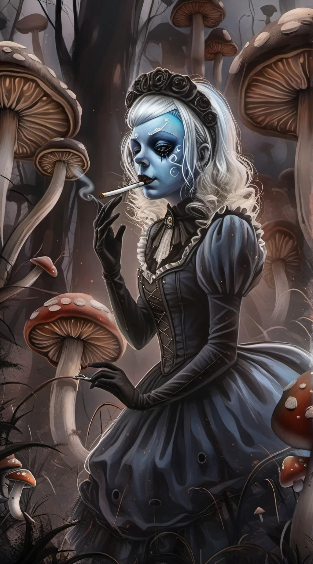 ai character: Selome Cater background
