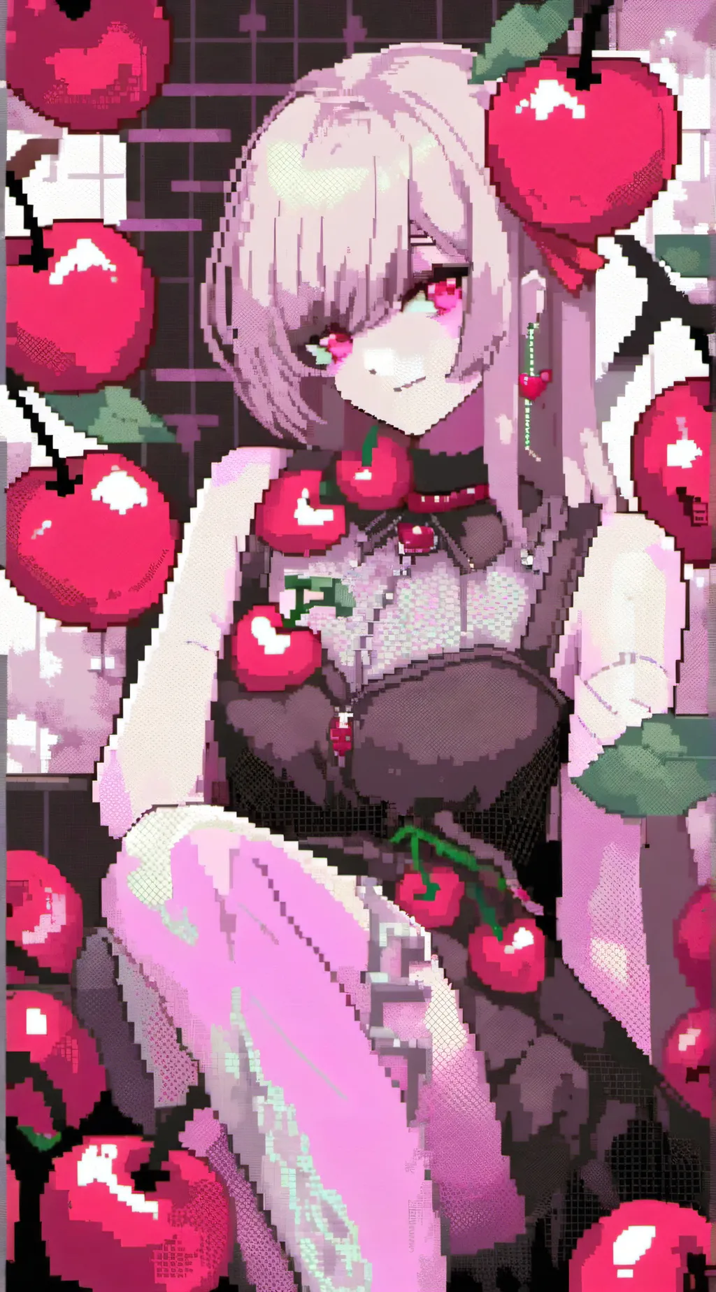 ai character: Evil Cherry background