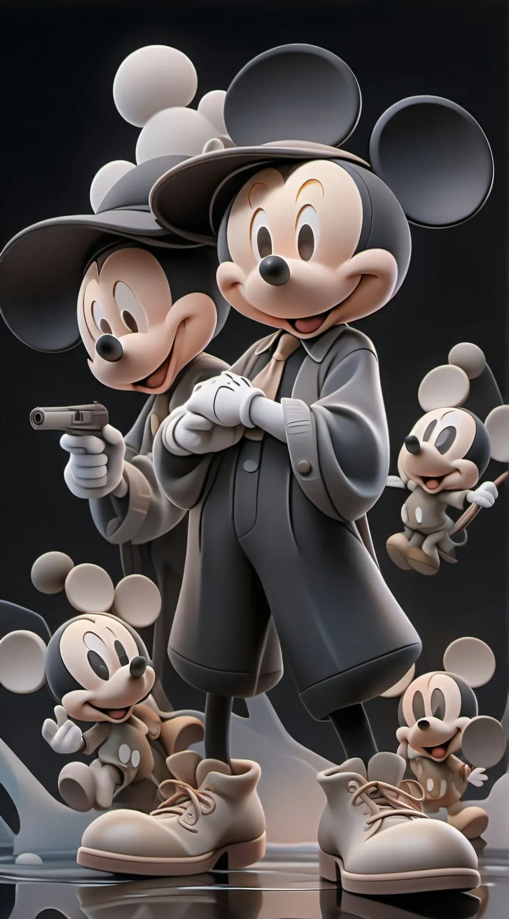 ai character: Mickey gang background