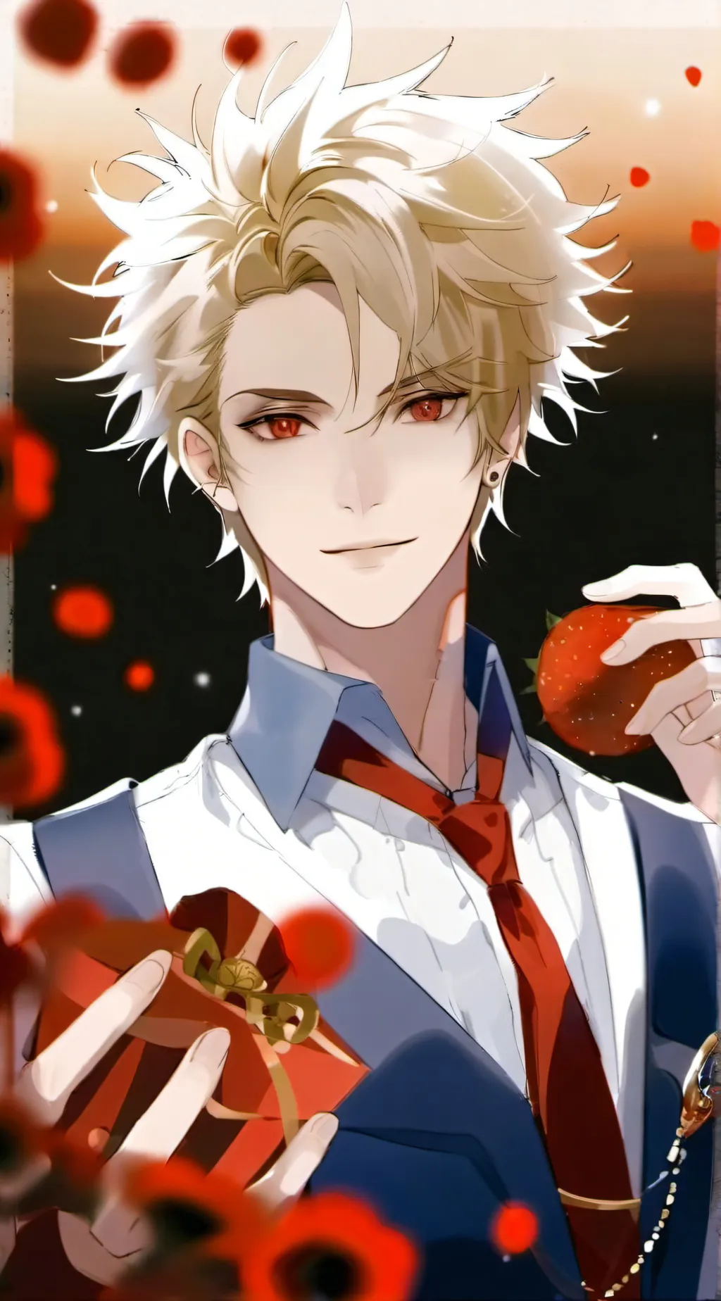 ai character: Bakugo vampire~ background
