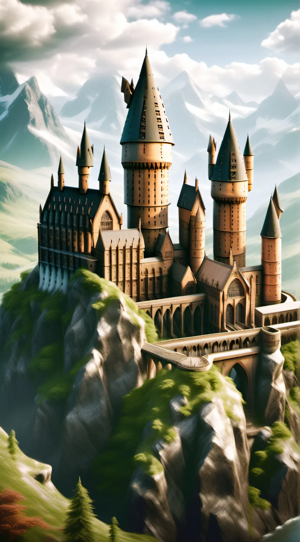 ai character: hogwarts  background