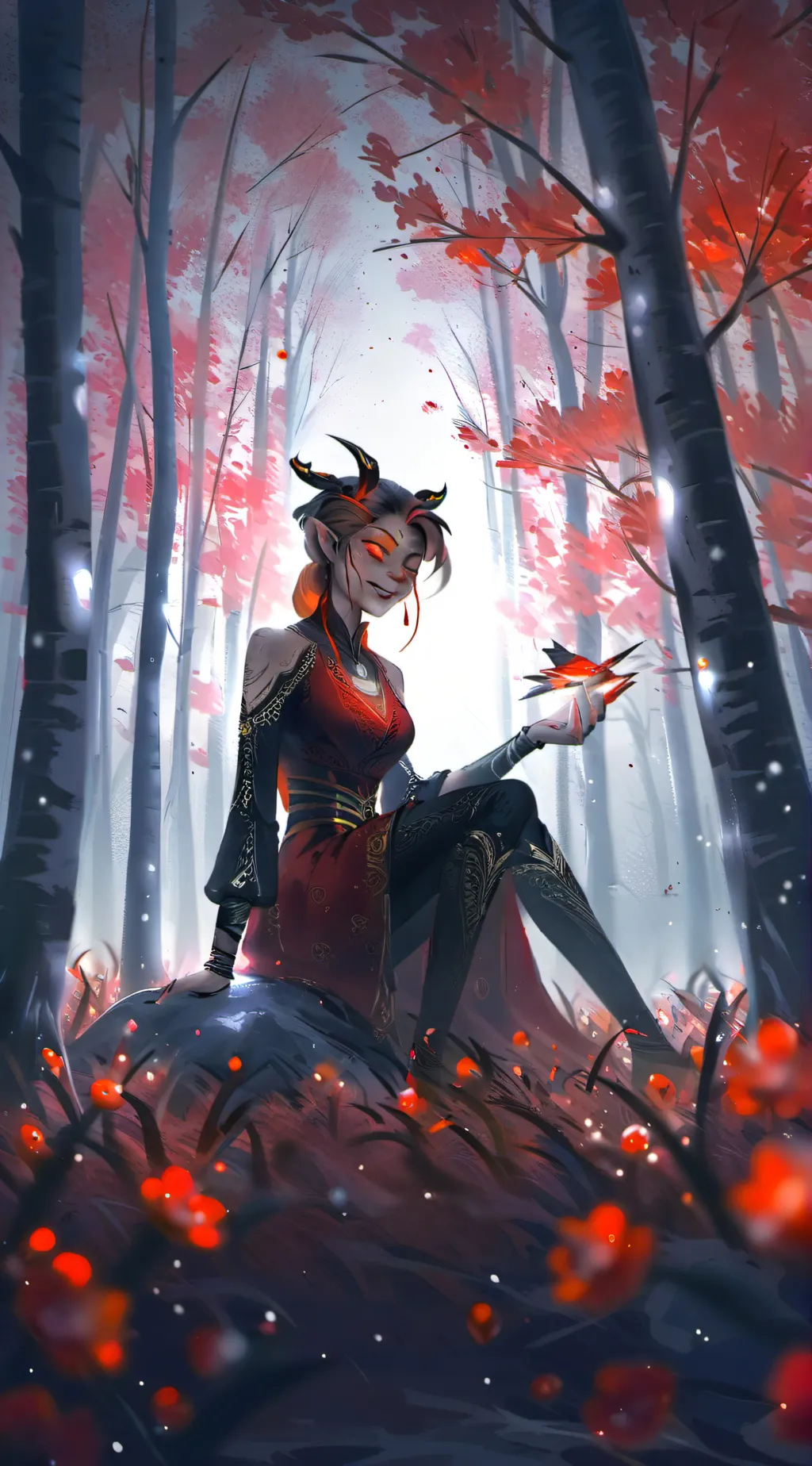 ai character: radioapple background
