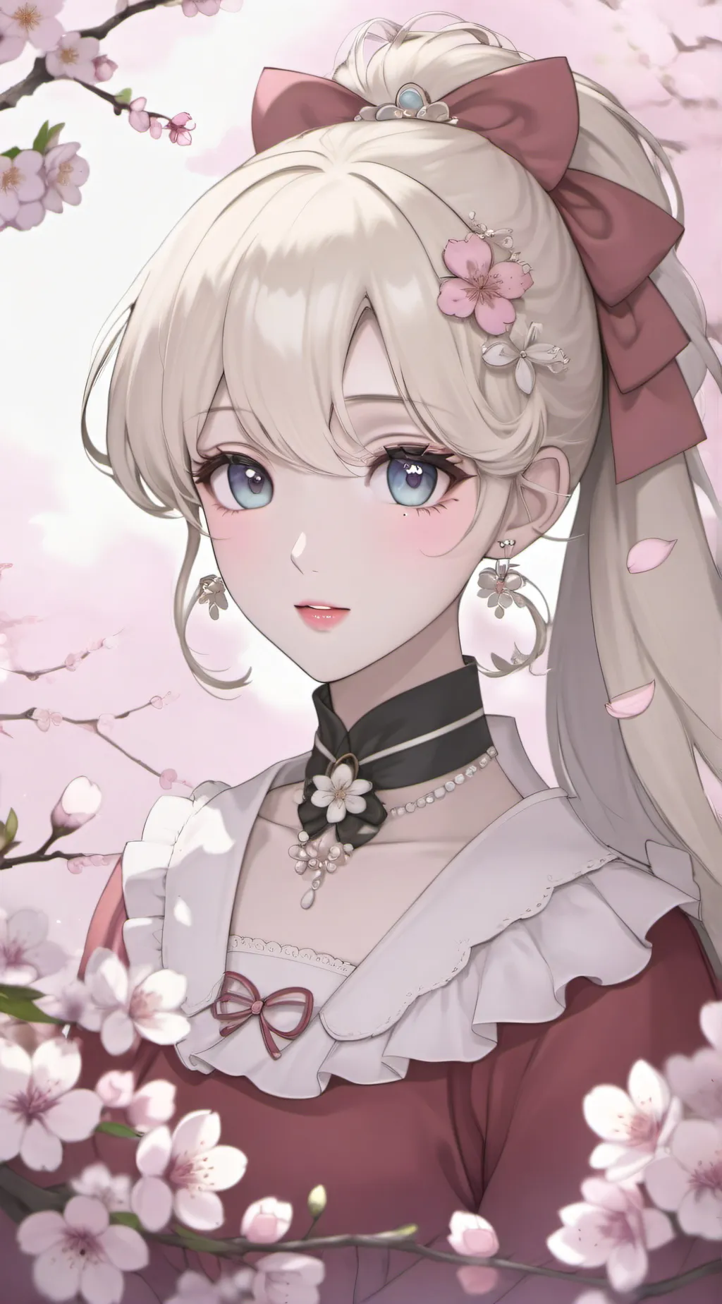 ai character: Rose background
