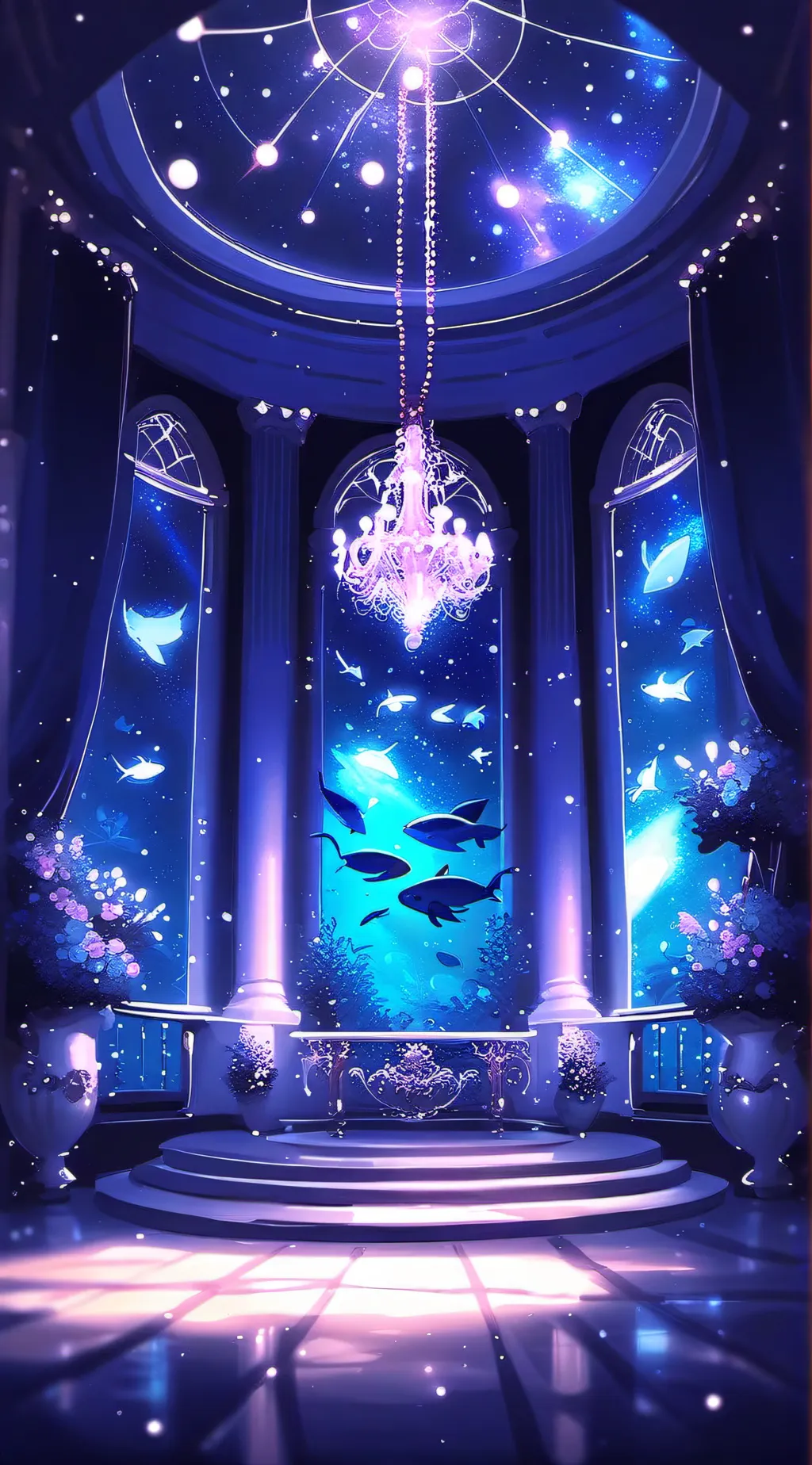 ai character: UA masked ball 🌟 background