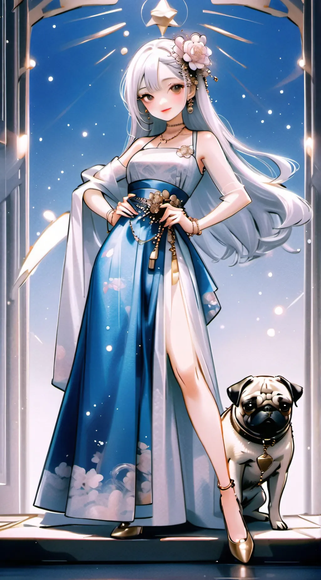 ai character: Pepper vs piggy background