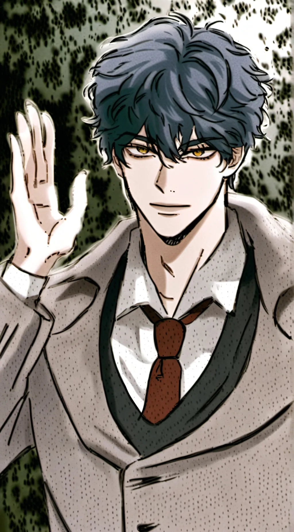 ai character: Xavier  background