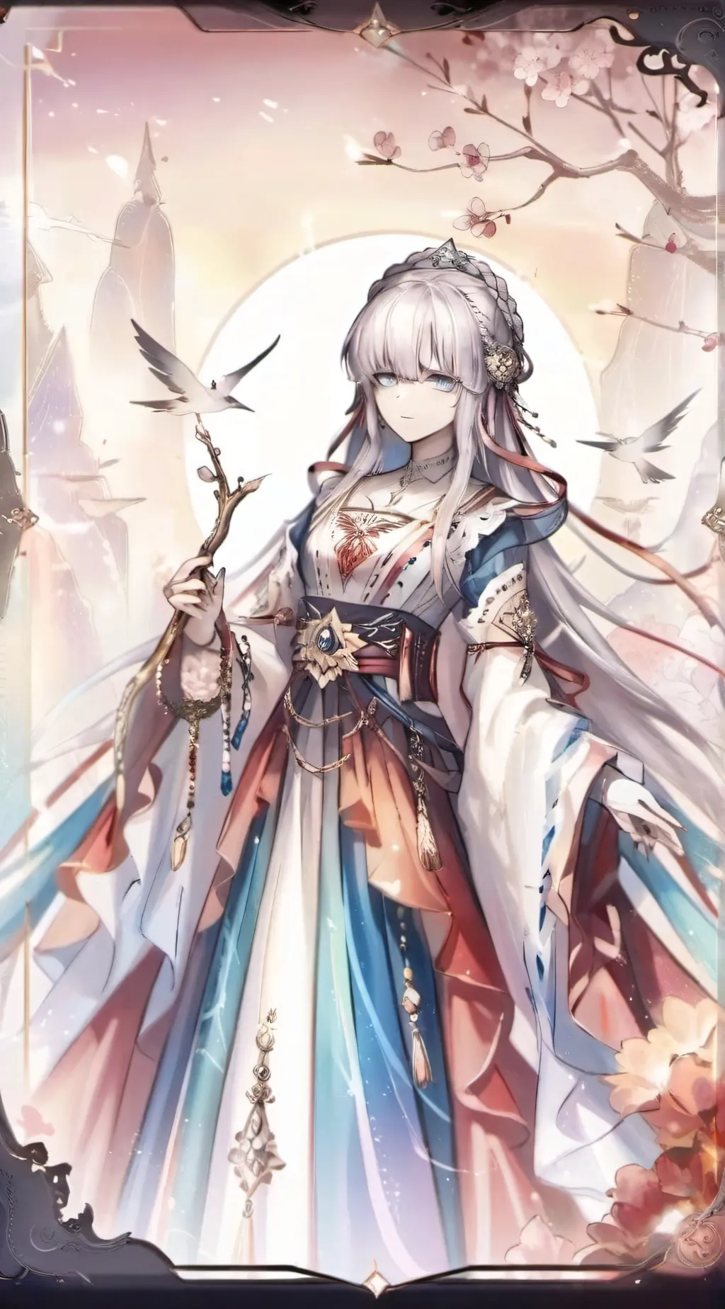 ai character: Emma die Königin  background