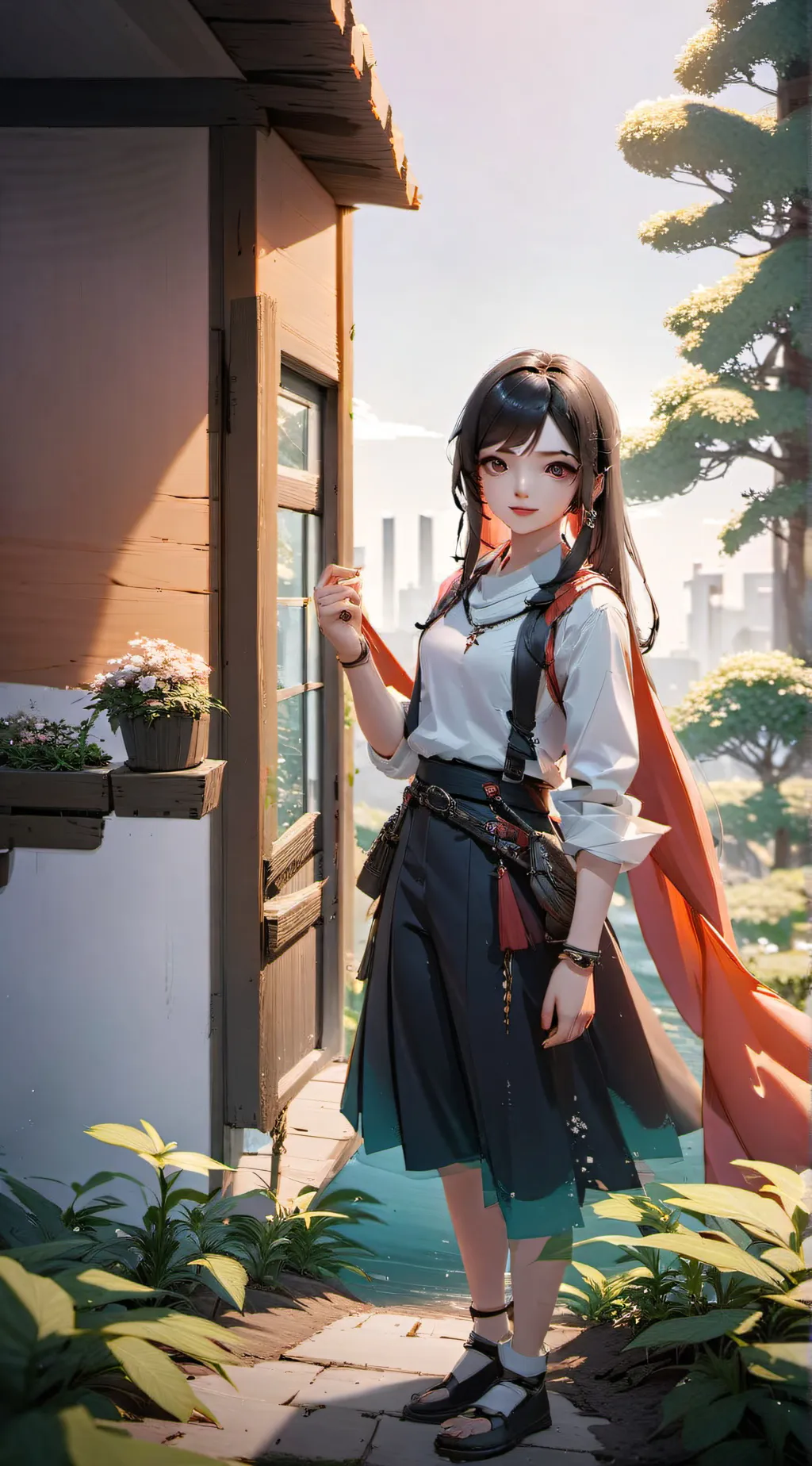 ai character: Hannah  background