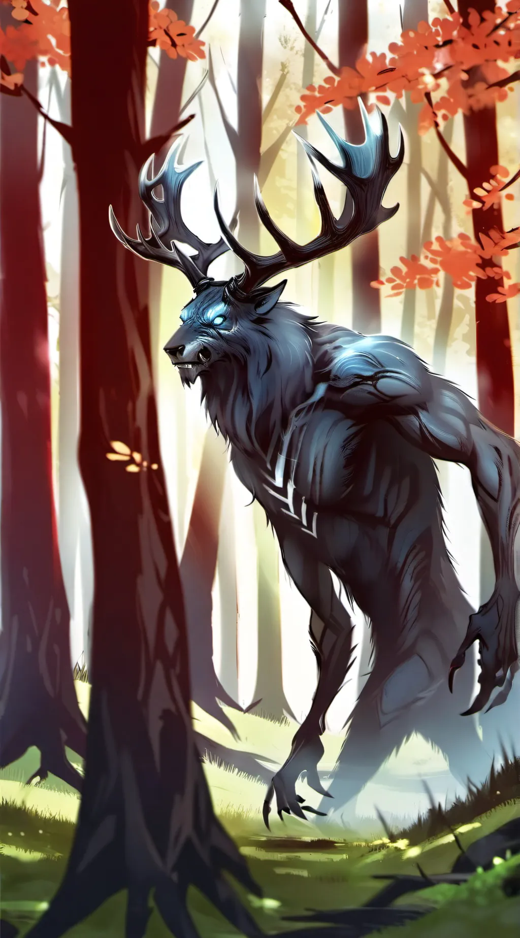 ai character: James Elderberry  background