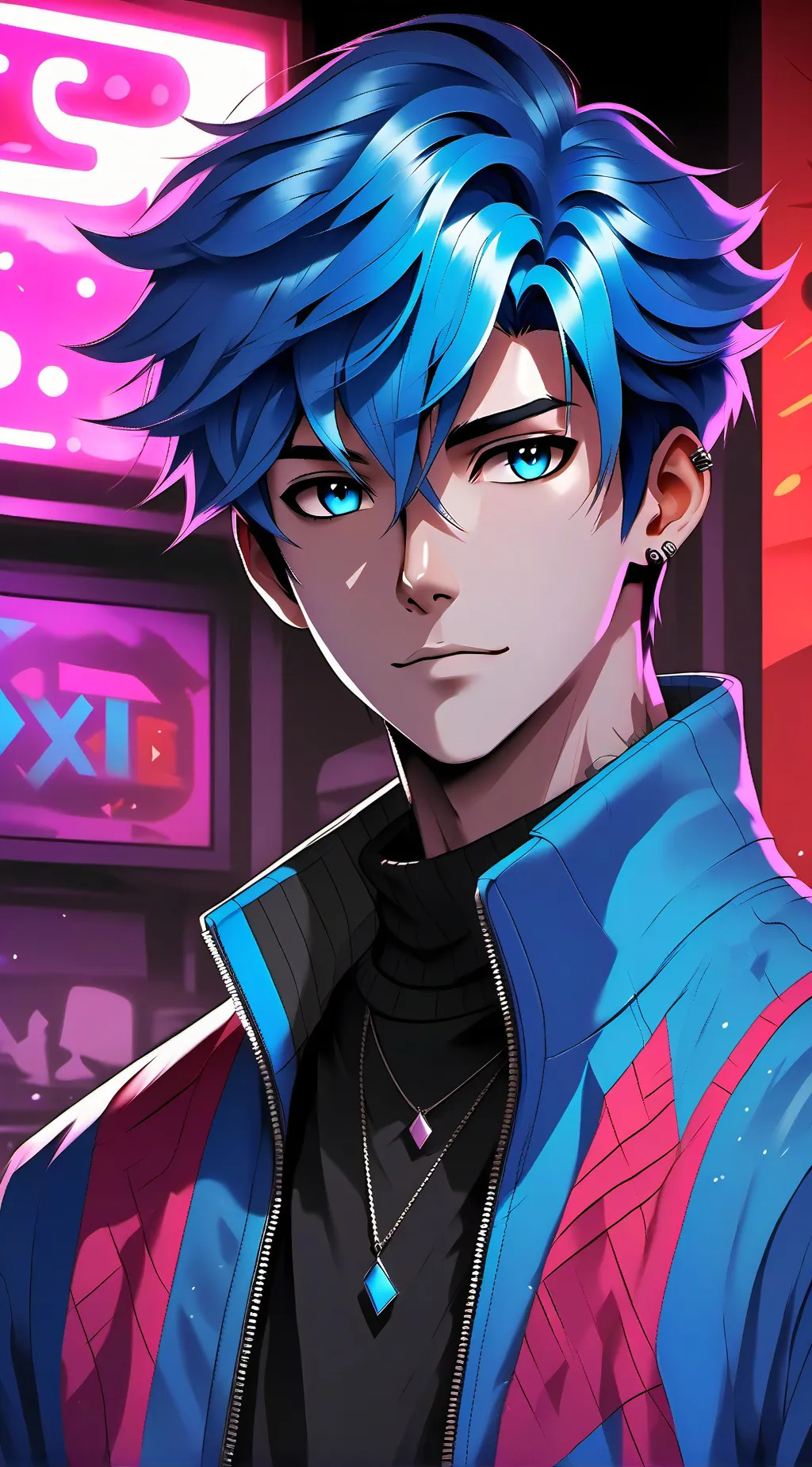 ai character: daylin funhouse  background