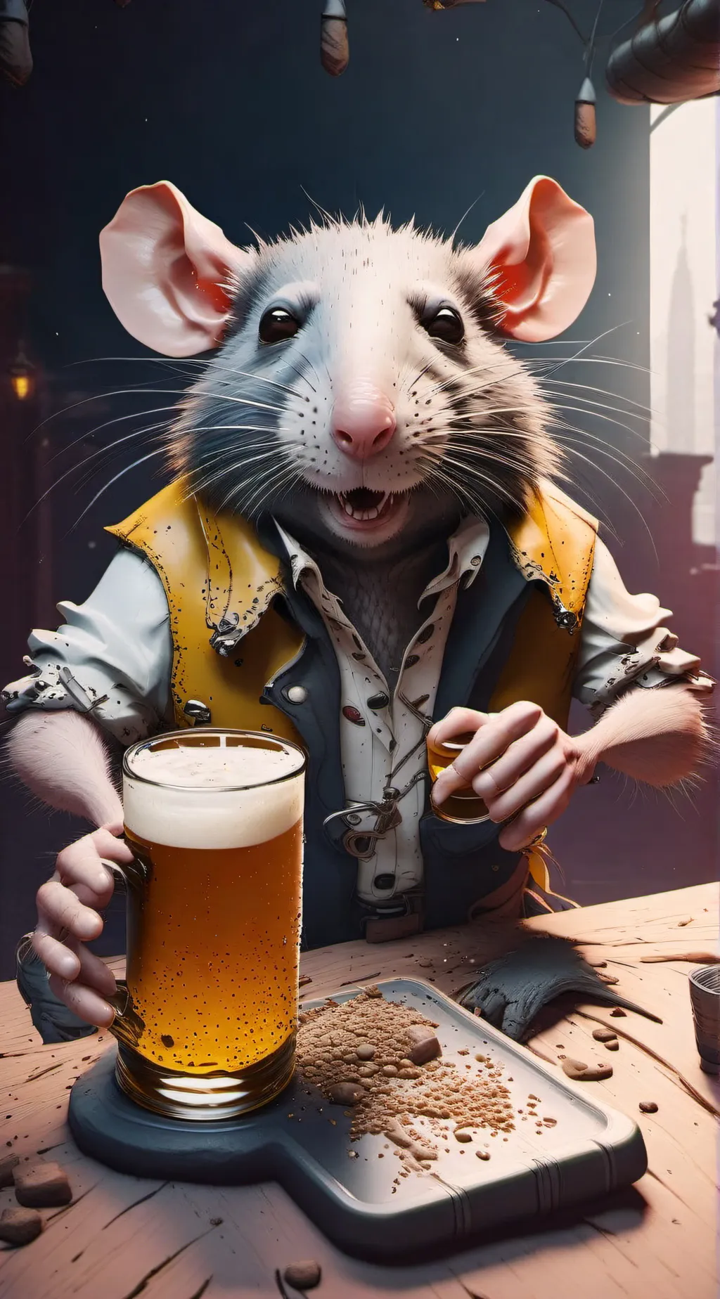 ai character: roast battle background