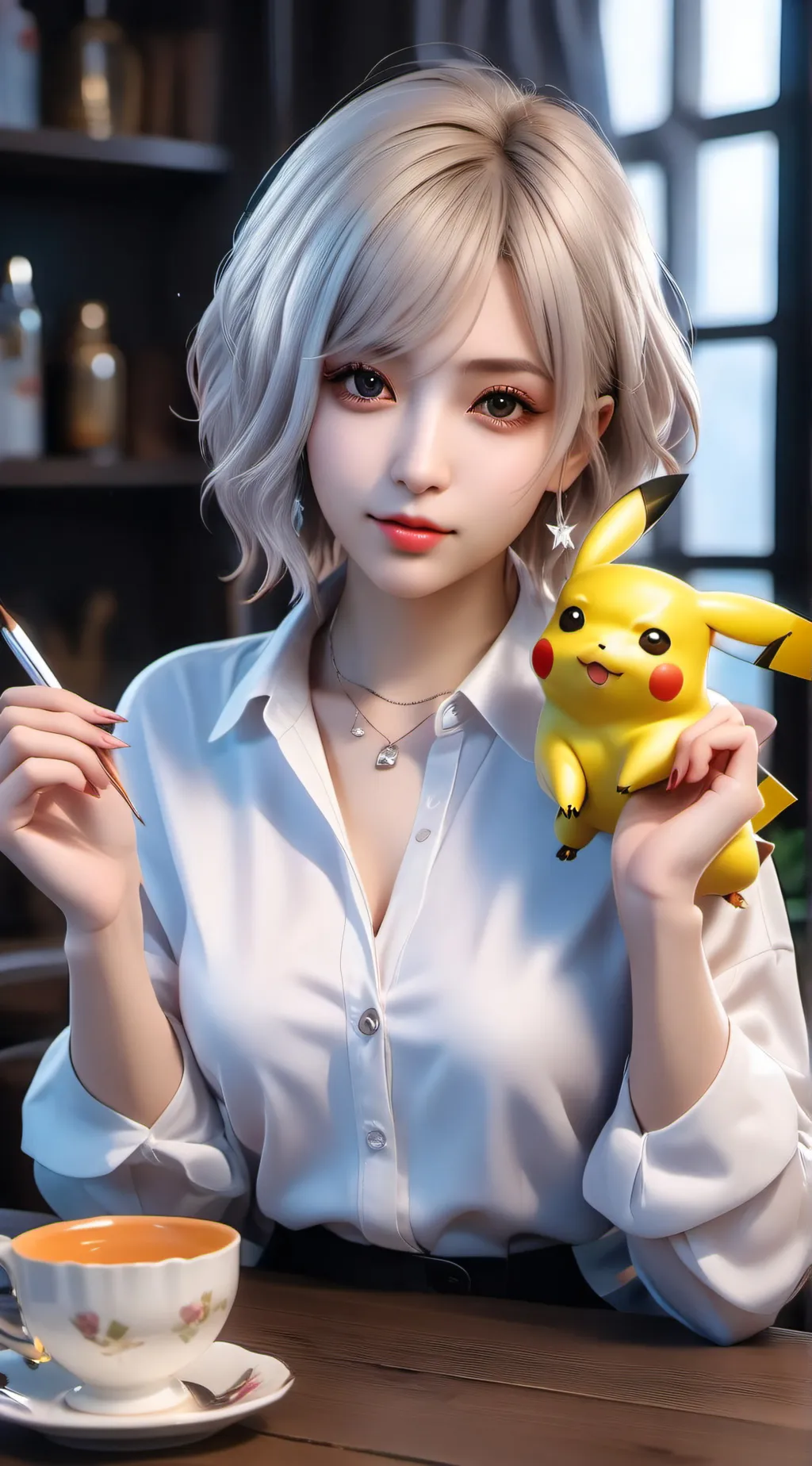 ai character: Ms. Kolorie background