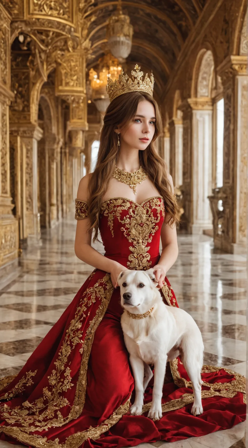 ai character: Queen Eliza the II background