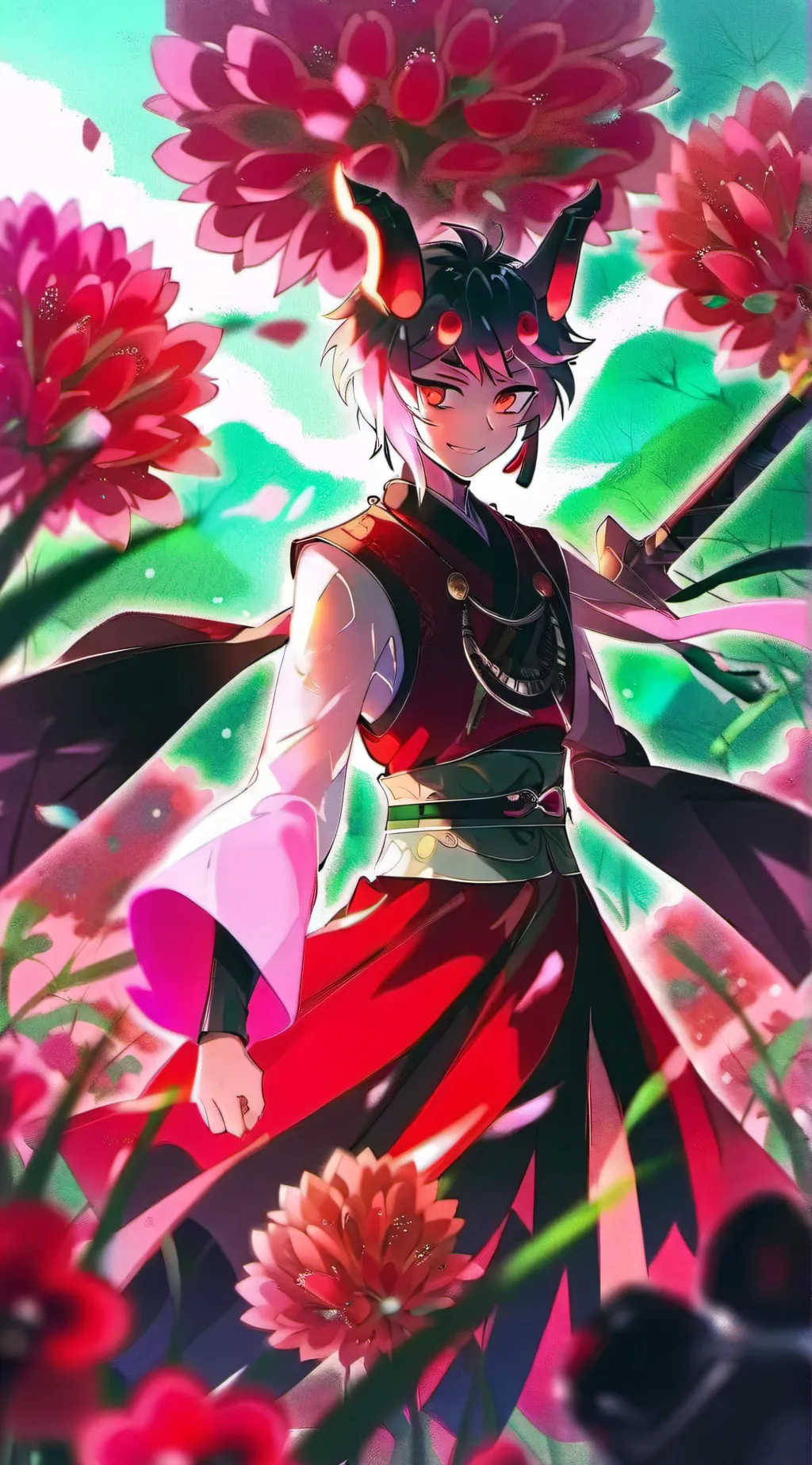 ai character: Alastor but girl background
